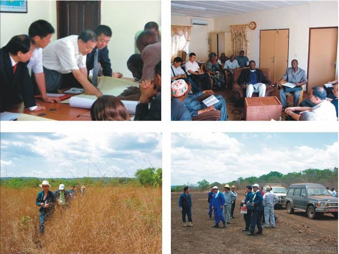 公司技術(shù)人員踏勘現(xiàn)場(chǎng)、收集資料