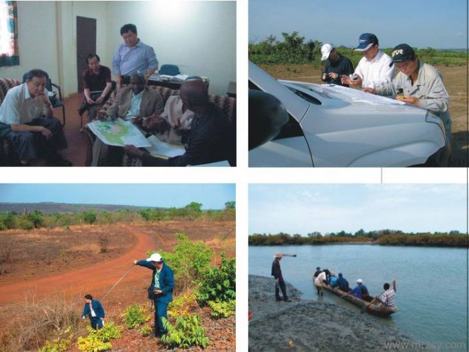 公司技術(shù)人員踏勘現(xiàn)場(chǎng)、收集資料