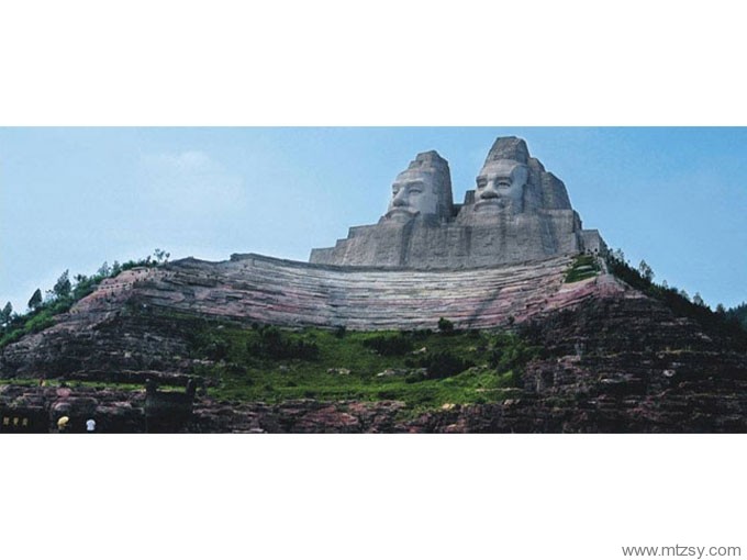 炎黃二帝雕塑工程